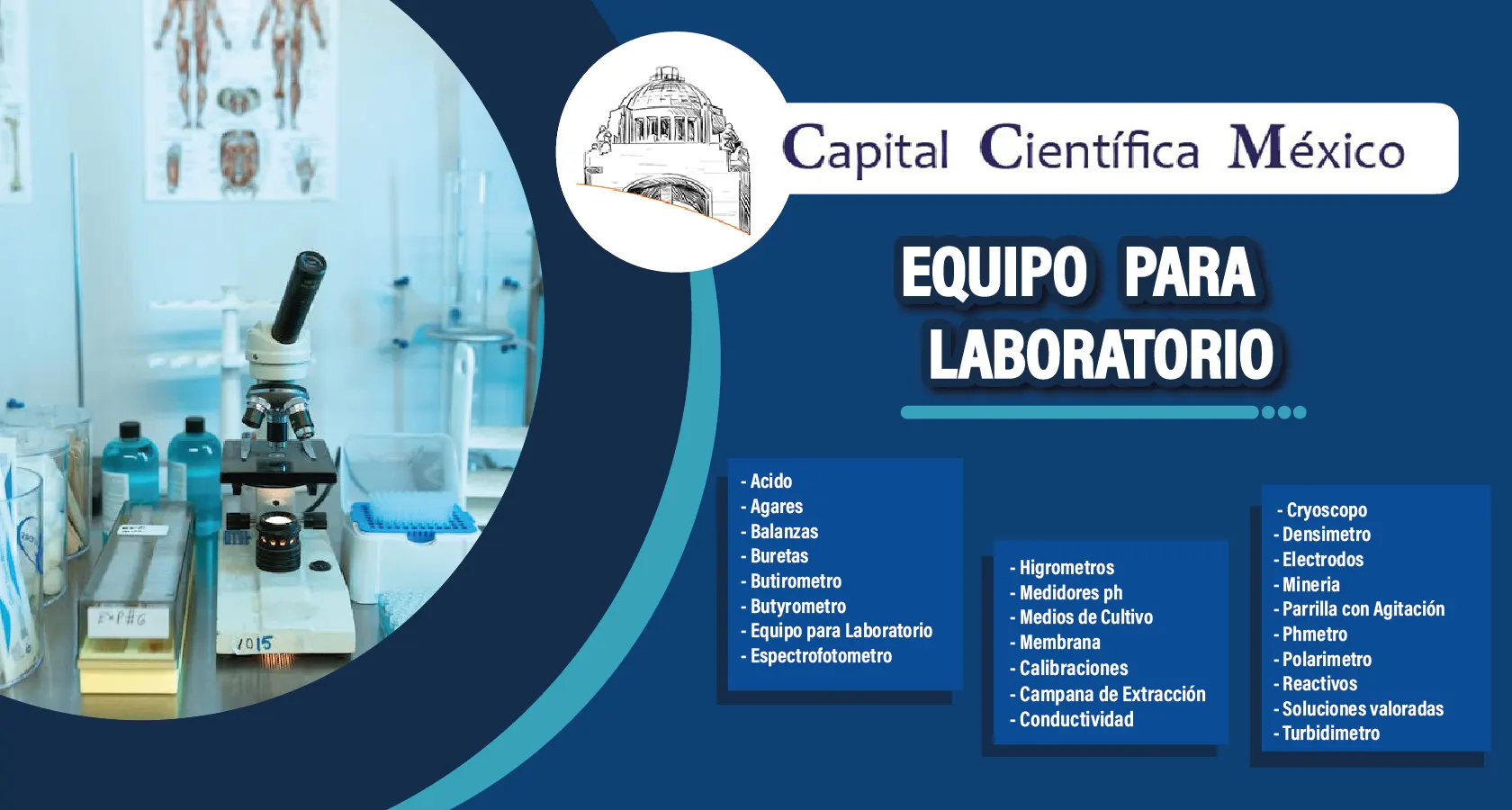 Equipo para laboratorio