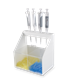 SOPORTE DE PLÁSTICO P/PIPETAS CON ORGANIZADOR