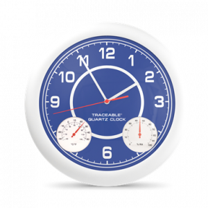 RELOJ DE CUARZO ANÁLOGO PARA PARED C/TEMP