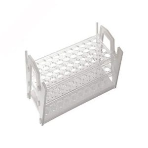GRADILLA P/40 TUBOS 20MM INCLINABLE POLICARBONATO BLANCO - NALGENE SKU: 5935-0020