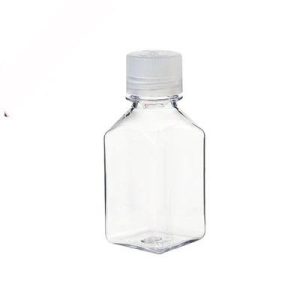 FRASCO POLICARBONATO 250ML TRANSPARENTE CUADRADO BOCA ANGOSTA C/2 - NALGENE SKU: 2015-0250