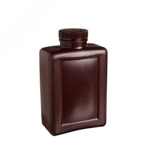 FRASCO POLIETILENO ALTA DENSIDAD 2LT AMBAR RECTANGULAR - NALGENE SKU: 2009-0064