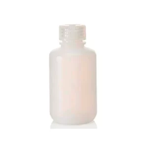 FRASCO POLIETILENO ALTA DENSIDAD 125ML TIPO BOSTON BOCA ANGOSTA C/TAPA DE POLIPROPILENO PAQUETE C/5 PIEZAS NALGENE SKU: 2002-0004
