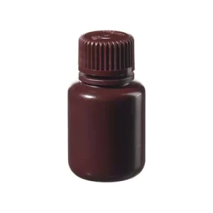 FRASCO POLIETILENO ALTA DENSIDAD 125ML AMBAR BOCA ANGOSTA C/TAPA DE POLIPROPILENO PAQUETE C/3 PIEZAS - NALGENE SKU: 2004-0004