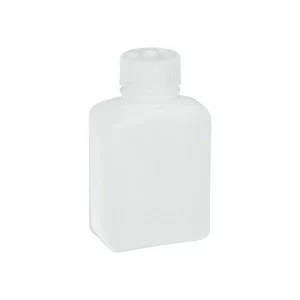 FRASCO POLIETILENO ALTA DENSIDAD 500ML BOCA ANCHA, RECTANGULAR C/TAPON DE ROSCA DE POLIPROPILENO, NO ESTERIL PAQUETE C/2 PIEZAS - NALGENE SKU: 2007-0016
