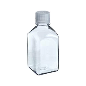 FRASCO POLICARBONATO 30ML CUADRADO BOCA ANGOSTA C/TAPON DE ROSCA DE POLIPROPILENO, TRANSPARENTE, NO ESTERIL PAQUETE C/2 PIEZAS - NALGENE SKU: 2015-0030