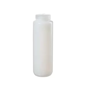 FRASCO POLIETILENO ALTA DENSIDAD 1LT TRANSPARENTE BOCA ANCHA C/TAPON DE ROSCA POLIPROPILENO PAQUETE C/2 PIEZAS - NALGENE SKU: 2104-0032