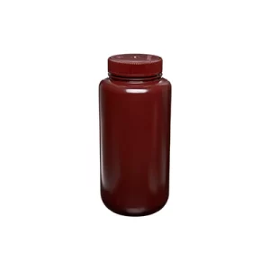 FRASCO POLIETILENO ALTA DENSIDAD 60ML AMBAR BOCA ANCHA PAQUETE C/5 PIEZAS - NALGENE SKU: 2106-0002