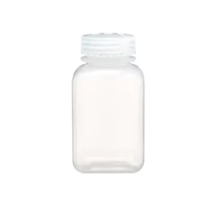 FRASCO POLIPROPILENO 250ML TRANSPARENTE CUADRADO BOCA ANCHA PAQUETE C/2 PIEZAS NALGENE SKU: 2110-0008
