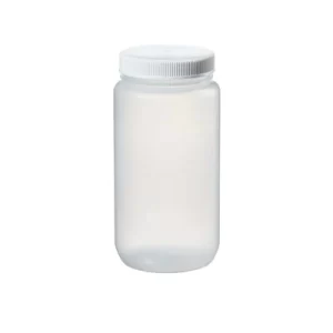 FRASCO POLIETILENO ALTA DENSIDAD 4LT CUADRADO BOCA ANCHA C/TAPA DE POLIPROPILENO - NALGENE SKU: 2123-0010