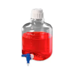 GARRAFON (BIDON) DE POLICARBONATO TRANSPARENTE 10LT REDONDO C/LLAVE Y TAPON DE ROSCA - NALGENE SKU: 2317-0020