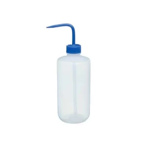 PIZETA (FRASCO LAVADOR) 500ML BOCA ANCHA SALIDA SUPERIOR, POLIETILENO BAJA DENSIDAD C/TAPA DE POLIPROPILENO AZUL - NALGENE SKU: 2422-3500