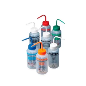 PIZETA (FRASCO LAVADOR) 500ML ACETONA, BOCA ANGOSTA SALIDA SUPERIOR C/TAPA NATURAL LDPE - NALGENE SKU: 2425-0501