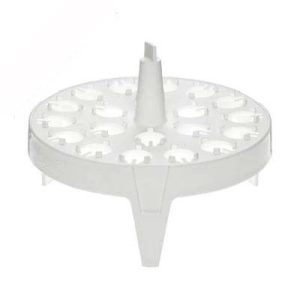 GRADILLA P/20 MICROTUBOS 1.0/1.2/1.5/2.0ML, FLOTANTE  POLIPROPILENO BLANCO PAQUETE C/2 PIEZAS - NALGENE SKU: 5974-1015