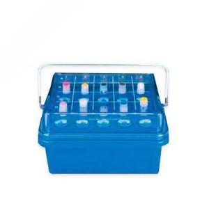 ENFRIADOR P/12 TUBOS 16/17MM, A 0°C POLICARBONATO C/TAPA TRANSPARENTE - NALGENE SKU: DS5116-1600