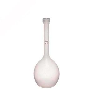 MATRAZ VOLUMETRICO DE POLIPROPILENO 500ML CLASE B C/TAPON DE ROSCA, AUTOCLAVABLE - NALGENE SKU: 4000-0500