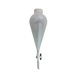 EMBUDO DE SEPARACION DE FEP 125ML FORMA PERA C/LLAVE DE TEFLON - NALGENE SKU: 4301-0125