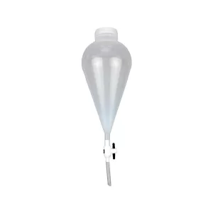 EMBUDO DE SEPARACION DE FEP 1000ML FORMA PERA C/LLAVE DE TEFLON - NALGENE SKU: 4301-1000
