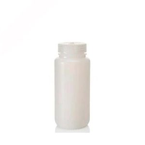 FRASCO POLIETILENO ALTA DENSIDAD 500ML TRANSPARENTE BOCA ANCHA C/TAPON DE ROSCA DE POLIPROPILENO PAQUETE C/3 PIEZAS - NALGENE SKU: 2104-0016