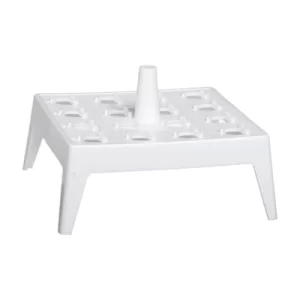 GRADILLA P/16 MICROTUBOS 1.0/1.2/2.0ML FLOTANTE POLIPROPILENO BLANCO - NALGENE SKU: 5974-0404
