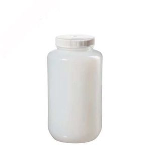 FRASCO POLIETILENO ALTA DENSIDAD 4LT BOCA ANCHA C/TAPON ROSCA DE POLIPROPILENO - NALGENE SKU: 2120-0010