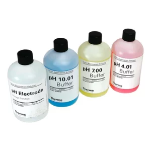 KIT DE BUFFER, INCLUYE: SOLUCION DE ALMACENAMIENTO DE ELECTRODOS, BUFFER PH 4.00, BUFFER PH 7.00, BUFFER PH 10.01 Y UNA BOTELLA P/ALMACEN DE ELECTRODO - ORION SKU: 910199