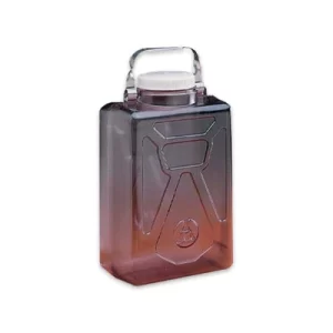 GARRAFON (BIDON) DE POLICARBONATO NEGRO TRANSLUCIDO 20LT RECTANGULAR C/ASA DE ACERO INOXIDABLE - NALGENE SKU: DS2213-0050
