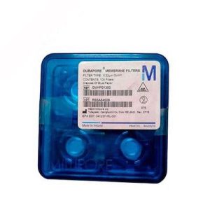 MEMBRANA FILTRANTE PVDF 13MM, 0.22UM DURAPORE HIDROFOBA BLANCA SUPERFICIE LISA C/100 MILLIPORE SKU: GVHP01300