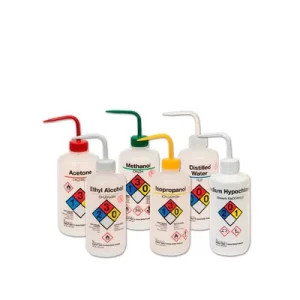 PIZETA (FRASCO LAVADOR) 500ML ETANOL, BOCA ANGOSTA SALIDA SUPERIOR C/TAPA NATURAL, LDPE PIEZA(S) CON 1 PIEZA(S) NALGENE SKU: 2425-0502