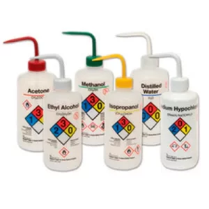 PIZETA (FRASCO LAVADOR) 500ML ISOPROPANOL, BOCA ANGOSTA SALIDA SUPERIOR C/TAPA NATURAL, LDPE - NALGENE SKU: 2425-0504