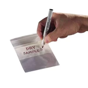 BOLSA ZIP-LIP DE POLIETILENO BAJA DENSIDAD (LDPE) 4X6PULG C/AREA DE ESCRITURA C/CINTA DE SELLADO C/1000 COLE-PARMER SKU: EW-60102-30
