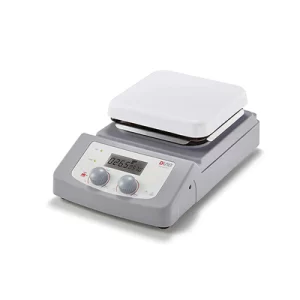 AGITADOR MAGNETICO LCD DIGITAL C/PLACA DE CALENTAMIENTO REVESTIDA DE CERAMICA 380°C, - DLAB SKU: 8030261115