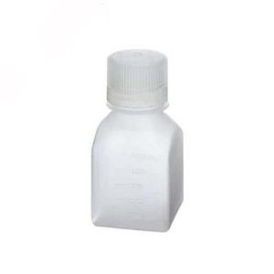 FRASCO POLIPROPILENO 250ML CUADRADO GRADUADO BOCA ANGOSTA C/TAPON DE ROSCA DE POLIPROPILENO PAQUETE C/3 PIEZAS - NALGENE SKU: 2016-0250