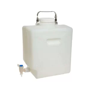 GARRAFON (BIDON) DE POLIETILENO ALTA DENSIDAD 20LT BLANCO RECTANGULAR C/LLAVE - NALGENE SKU: DS2327-0050
