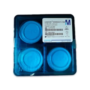 MEMBRANA FILTRANTE PVDF 47MM, 0.45UM DURAPORE HIDROFOBA BLANCA SUPERFICIE BLANCA - MILLIPORE SKU: HVHP04700