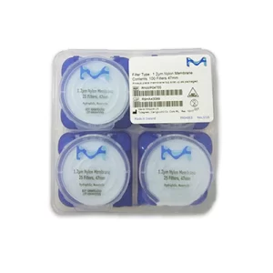 MEBRANA FILTRANTE NYLON 47MM, 1.2UM HIDROFILA BLANCA SUPERFICE LISA - MILLIPORE SKU: RNWP04700