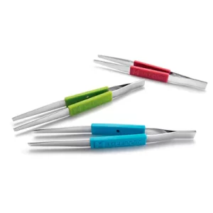 PINZA DE ACERO INOXIDABLE, BORDE PLANO, MANGO DE POLIPROPILENO C/3 - MILLIPORE SKU: XX6200006P