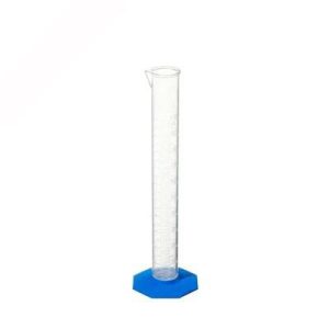 PROBETA (MEDIDA CILINDRICA) DE POLIMETILPENTANO 100ML GRADUADA C/BASE HEXAGONAL DE POLIPROPILENO AZUL - NALGENE SKU: 3663-0100