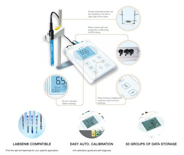 MEDIDOR DE PH DE  MESA MARCA APERA INSTRUMENTS